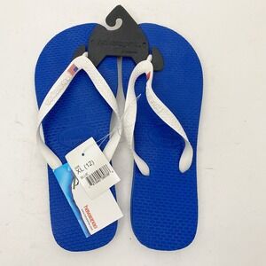 Havaianas Flip Flops Mens XL 12 Red White Blue Top USA Flag Thong Sandals New